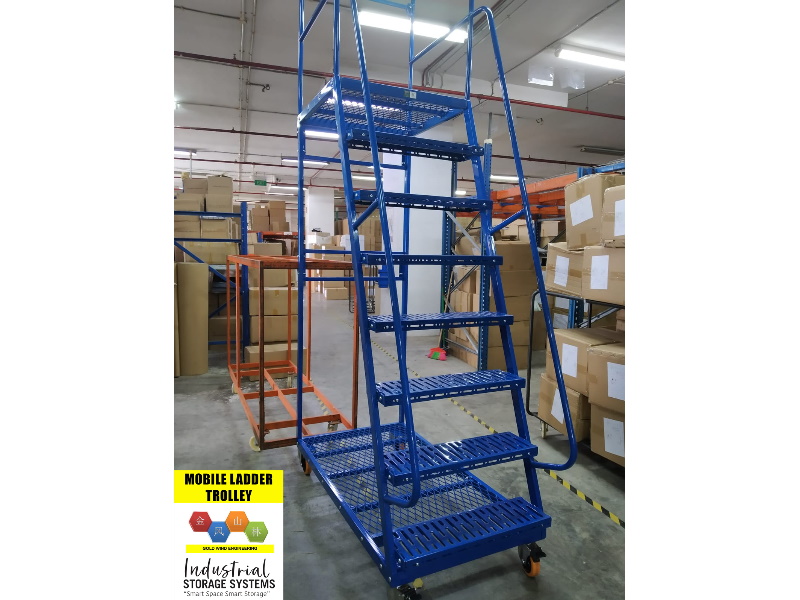 Gold Wind Engineering & Trading - Racking Supplier Johor Bahru (JB) :: Mobile  Ladder Trolley (MLT)